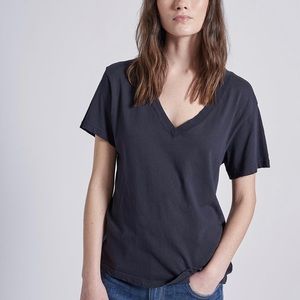 Current Elliot Black V-Neck